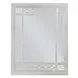 Varian Silver Rectangular Dresser Beveled Mirror