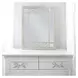 Varian Silver Rectangular Dresser Beveled Mirror