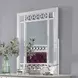 Varian Silver Rectangular Dresser Beveled Mirror