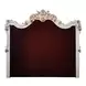 Vendome Beige and Antique Pearl Upholstered Bedroom Set with Nailhead Trim