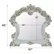 Vendome Antique Pearl Arched Wall Mirror