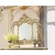 Cabriole Gold Arched Dresser Mirror
