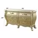 Cabriole Gold 6 Drawer Dresser