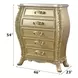 Cabriole Gold 5 Drawer Chest