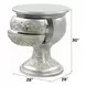 Sandoval Champagne 2 Drawer Nightstand