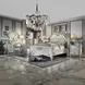 Vendome Antique Pearl 7 Drawer Vanity Desk