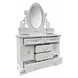 Flora White 6 Drawer Dresser