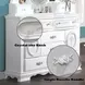Flora White 6 Drawer Dresser
