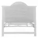 Flora White Full Storage Panel Bed