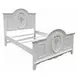 Flora White Twin Storage Panel Bed