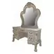Dresden Bone White Arched Dresser Mirror