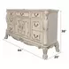 Dresden Bone White 7 Drawer Dresser