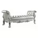 Dresden Vintage Bone White and Gray Upholstered Panel Bedroom Set
