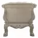 Dresden Vintage Bone White and Gray Upholstered Panel Bedroom Set