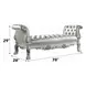 Dresden Gray Upholstered 78" Bed Bench with Nailhead Trim