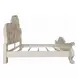 Dresden Bone White King Panel Bed
