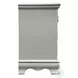 Flora Gray 2 Drawer Nightstand