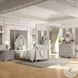 Flora Gray 2 Drawer Nightstand