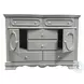 Flora Gray 6 Drawer Dresser with Door