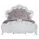 Latisha White Eastern King Upholstered Bed