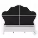 Latisha White Eastern King Upholstered Bed