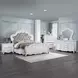 Latisha White Arched Dresser Mirror