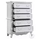 Latisha White 5 Drawer Chest