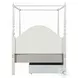 Dorothy Ivory Full Poster Bed