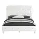 Dorothy Pearl White and Ivory Youth Upholstered Sleigh Bedroom Set