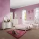 Dorothy Pearl White and Ivory Youth Upholstered Sleigh Bedroom Set