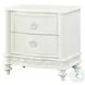 Dorothy Ivory 2 Drawer Nightstand
