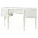 Dorothy Ivory 3 Drawer Vanity Desk with Mirror