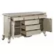 Bently Champagne Upholstered Panel Bedroom Set