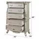 Bently Champagne 5 Drawer Chest
