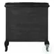Chelmsford Black Antique 3 Drawer Nightstand