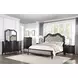 Chelmsford Antique Black Arched Dresser Mirror