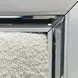 Tarian Cream and Pearl White Queen Upholstered Storage Panel Bed with LED