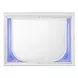 Tarian Cream and Pearl White Upholstered Storage Panel Bedroom Set with LED