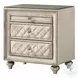 Lucienne Beige Velvet Upholstered Bedroom Set