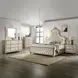 Lucienne Beige Upholstered 5 Drawer Chest