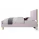 Gaines Pink High Gloss Full Panel Bed