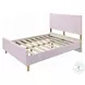 Gaines Pink High Gloss Full Panel Bed