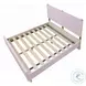 Gaines Pink High Gloss Full Panel Bed