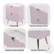 Gaines Pink High Gloss 2 Drawer Nightstand