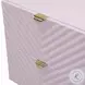 Gaines Pink High Gloss 2 Drawer Nightstand