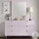 Gaines Pink High Gloss 6 Drawer Dresser
