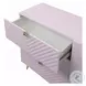 Gaines Pink High Gloss 6 Drawer Dresser