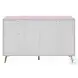 Gaines Pink High Gloss 6 Drawer Dresser
