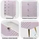 Gaines Pink High Gloss 4 Drawer Chest