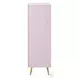 Gaines Pink High Gloss 4 Drawer Chest